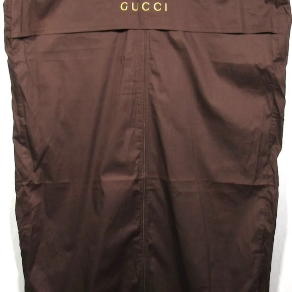 Gucci Garment Bag Dust Cover with Handles Brown